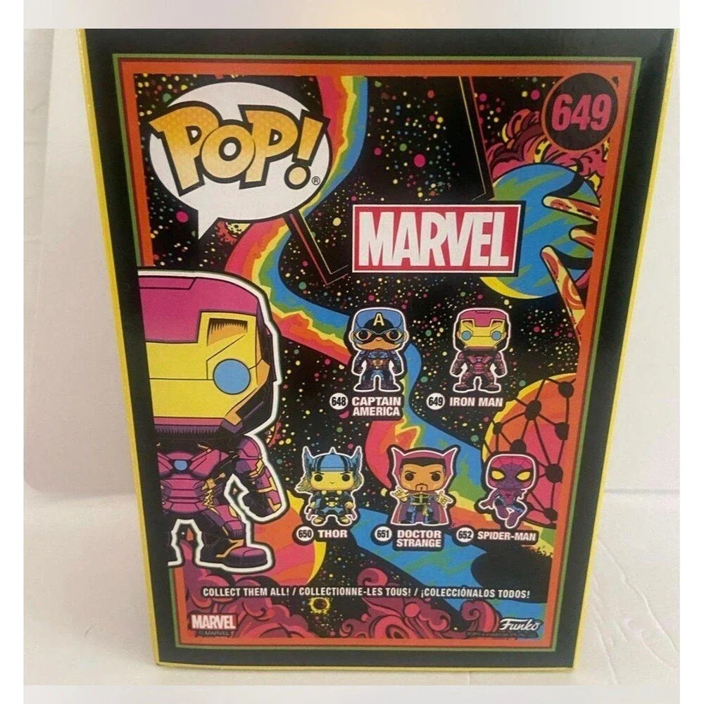Funko Pop Marvel: Black Light Iron Man #649